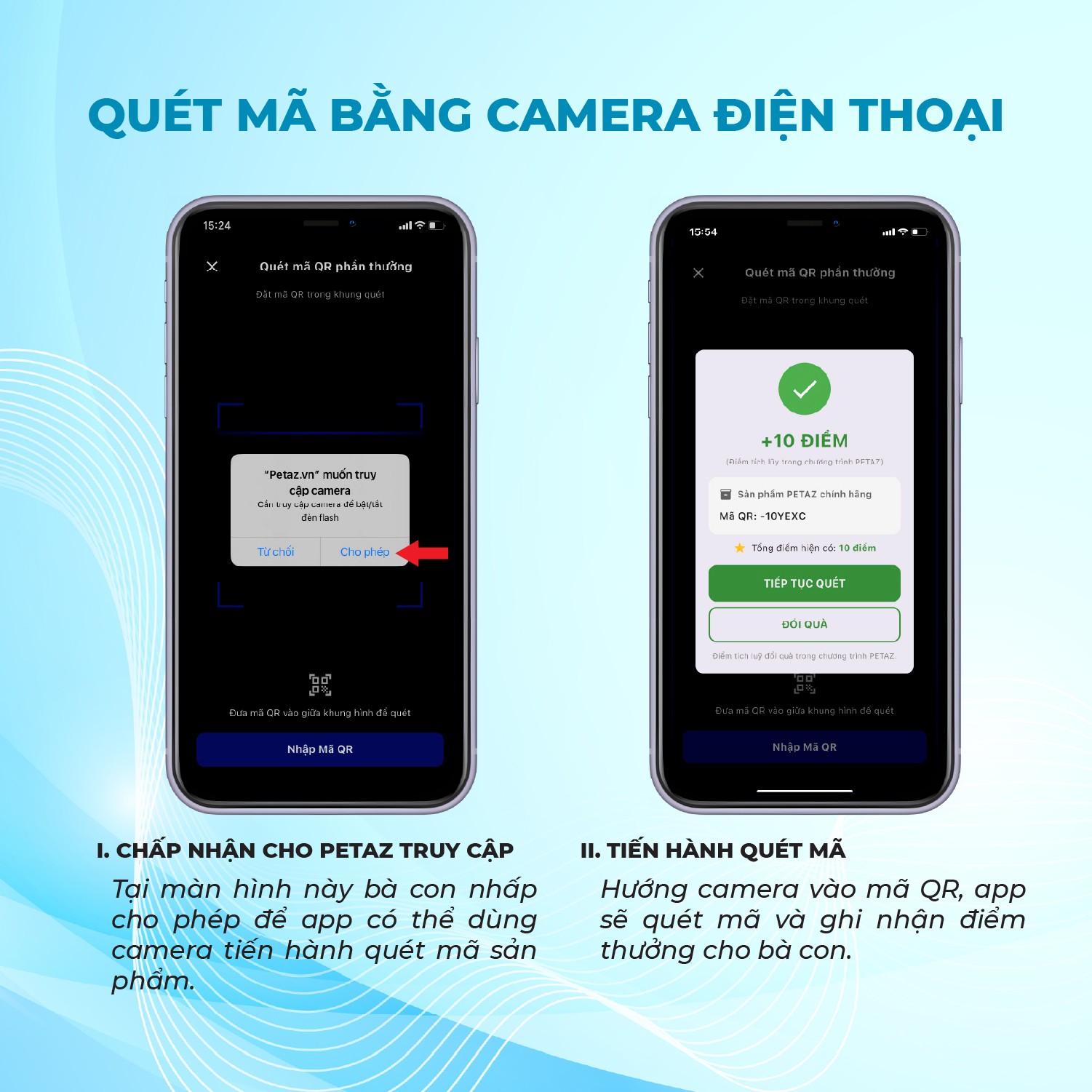 Hướng dẫn chi tiết sử dụng App PETAZ