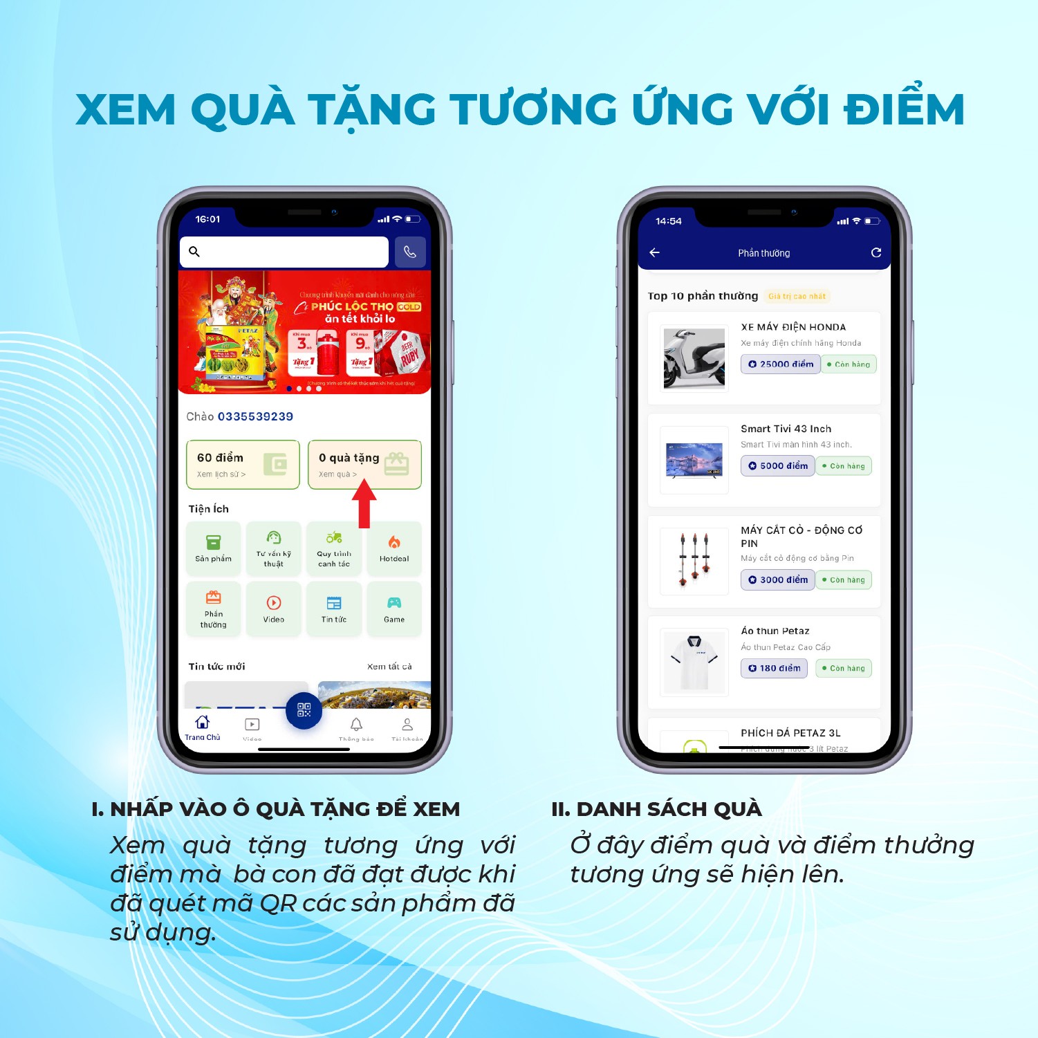 Hướng dẫn chi tiết sử dụng App PETAZ