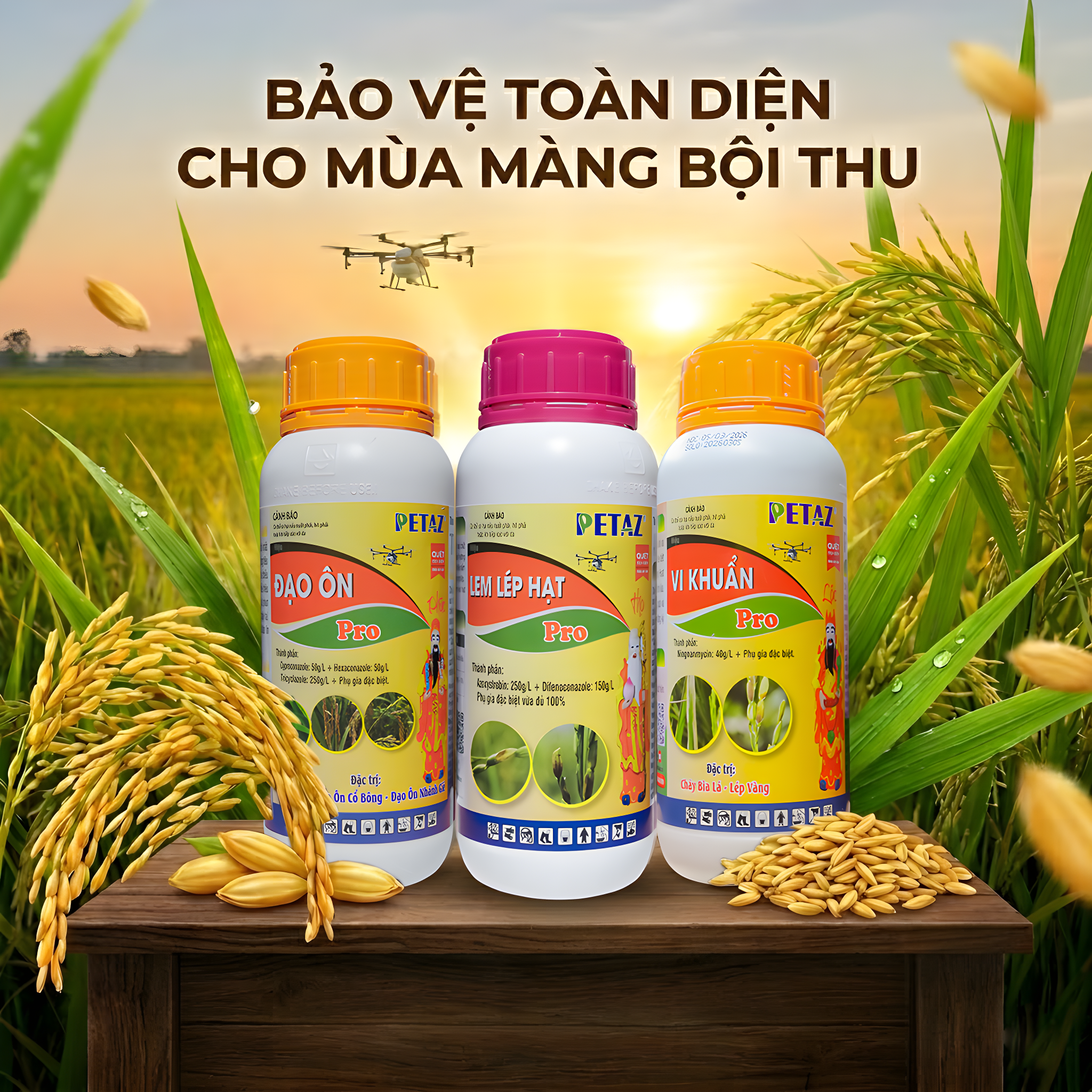 BỘ BA PHÚC PHÚC LỘC THỌ: ĐÁNH BAY ĐẠO ÔN - SẠCH TRƠN LEM LÉP HẠT!