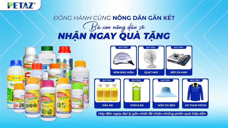 CHƯƠNG TRÌNH NHẬN QUÀ LIỀN TAY CÙNG PETAZ