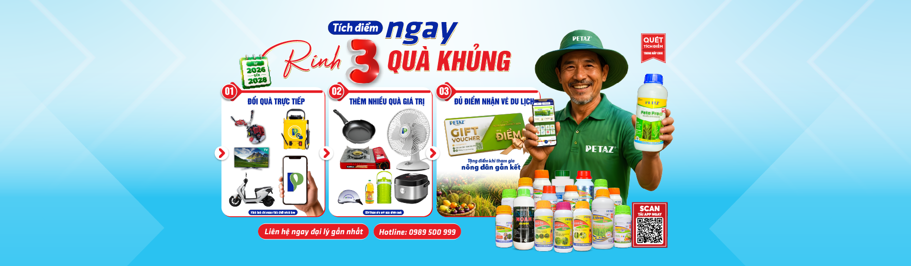 Tích điểm ngay - Rinh 3 quà khủng
