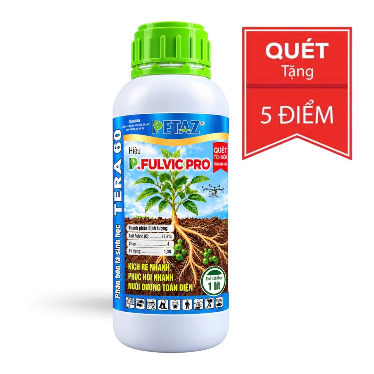 P-FULVIC PRO - 1 Lít