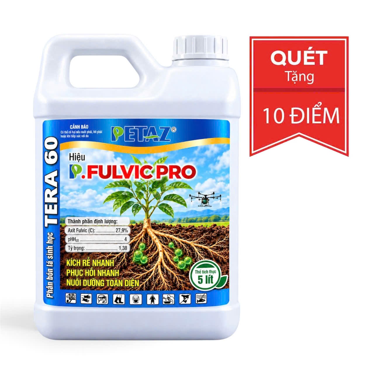 P.FULVIC PRO - 5 lít