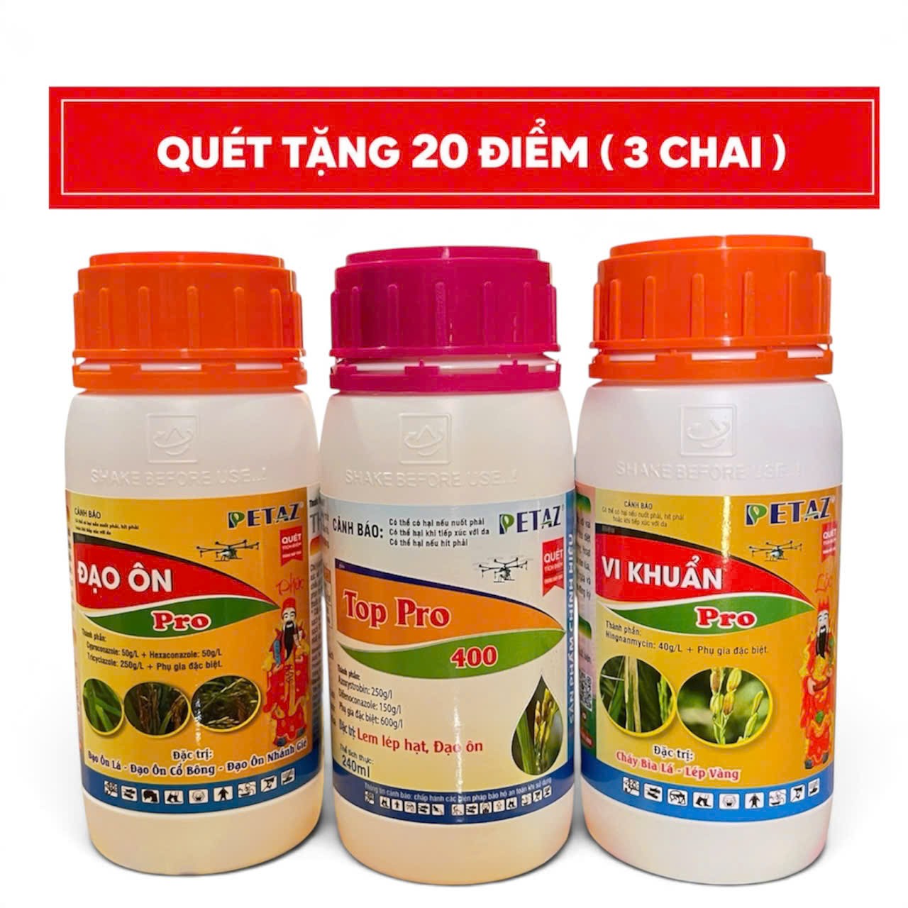 BỘ BA PHÚC LỘC THỌ PRO (240ml)
